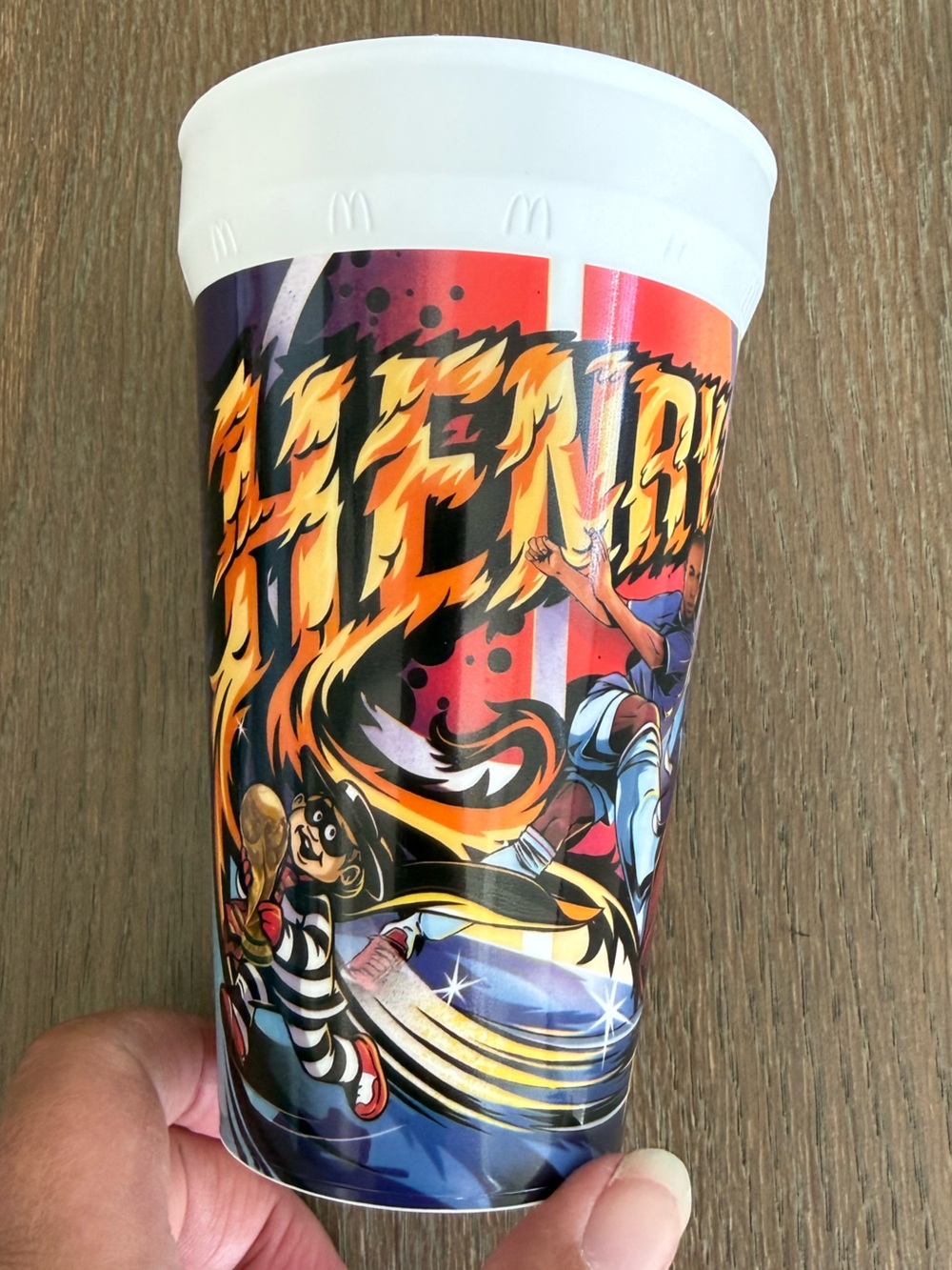 Brand new Henry McDonalds World Cup cup.